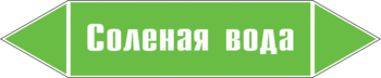 Маркировка трубопровода "соленая вода" (пленка, 126х26 мм) - Маркировка трубопроводов - Маркировки трубопроводов "ВОДА" - . Магазин Znakstend.ru